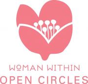 Woman Within program icon - open circles - pink - rgb