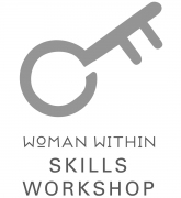 Woman Within program icon - skills workshop - grey - rgb